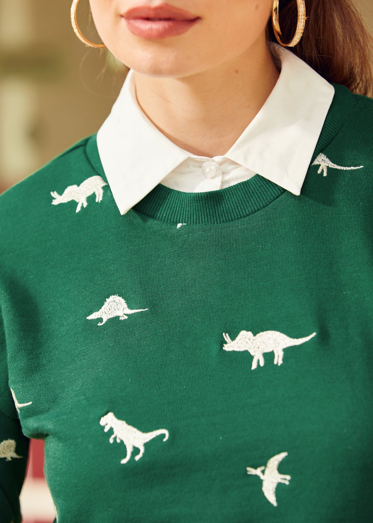 A Class Act Collar Sweatshirt