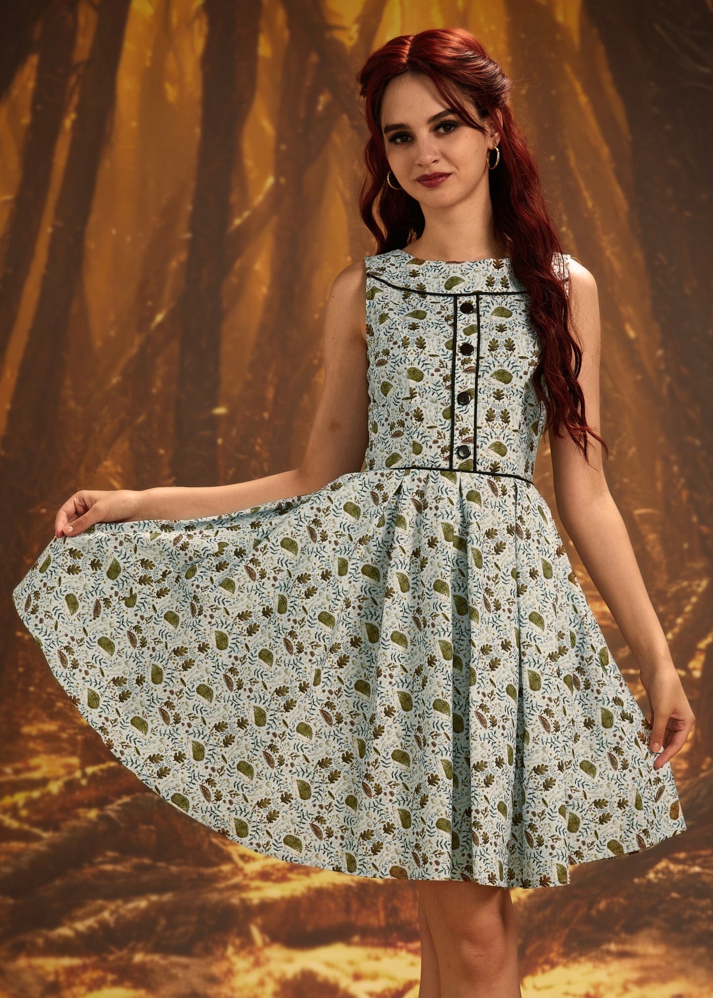 Elizabeth Dress in Hedgehogs