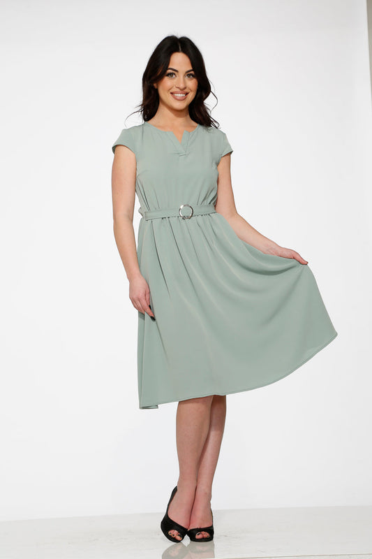 Aqua Swing Dress