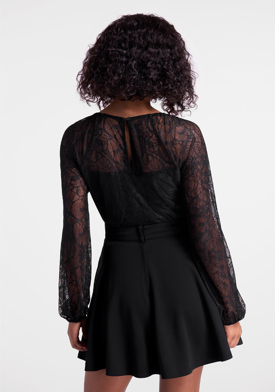 In The Groove Lace Top