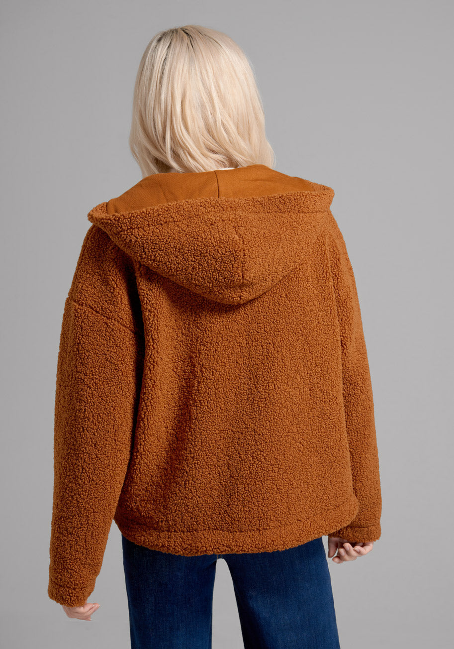 Plush On You Teddy Jacket