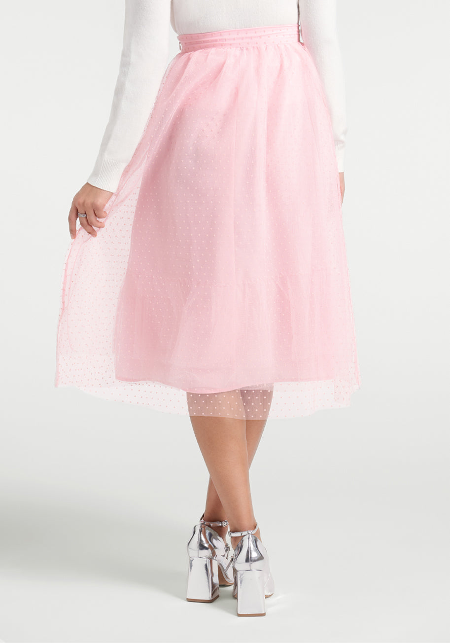 Spotted Across The Room Skirt