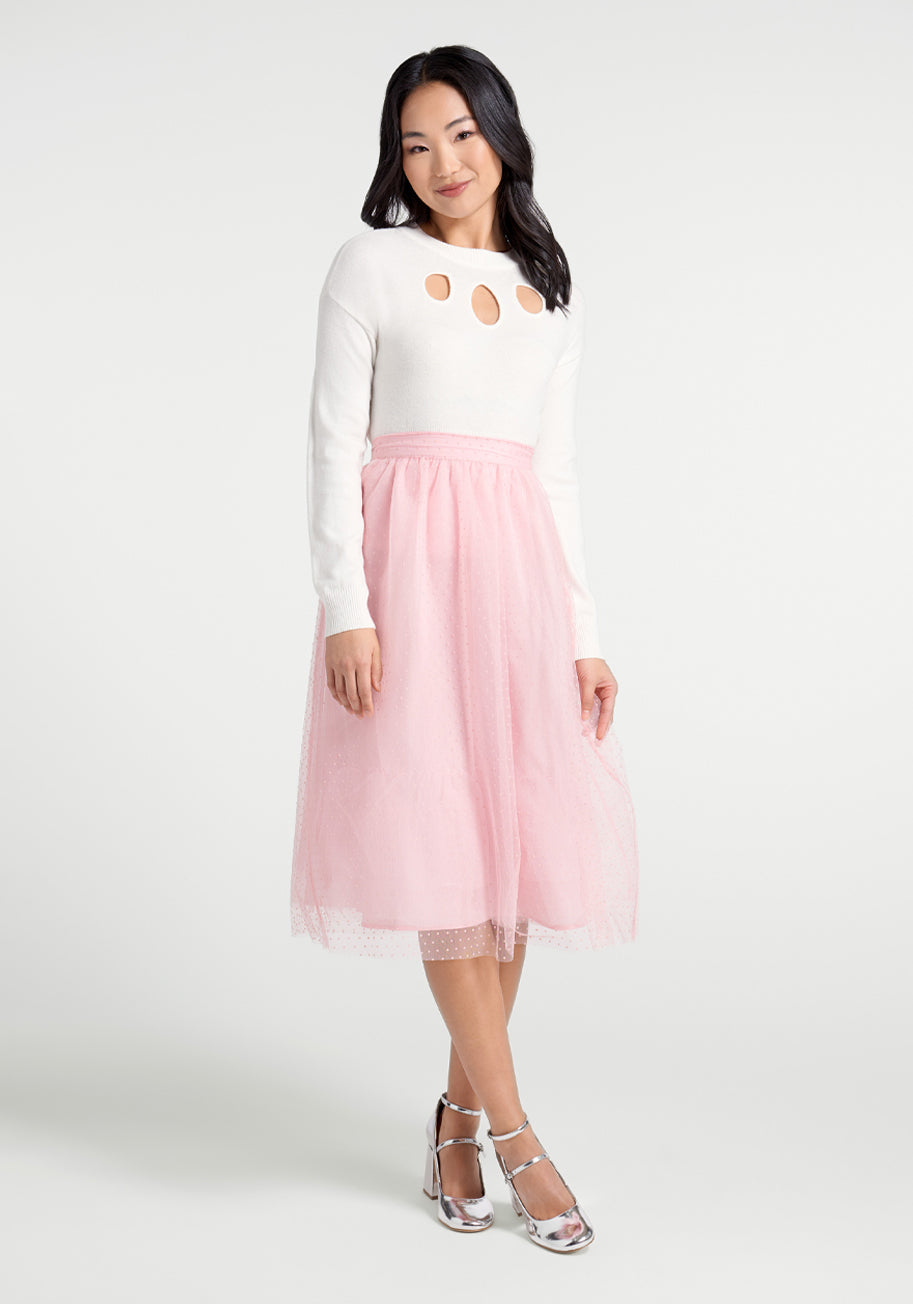 Spotted Across The Room Skirt