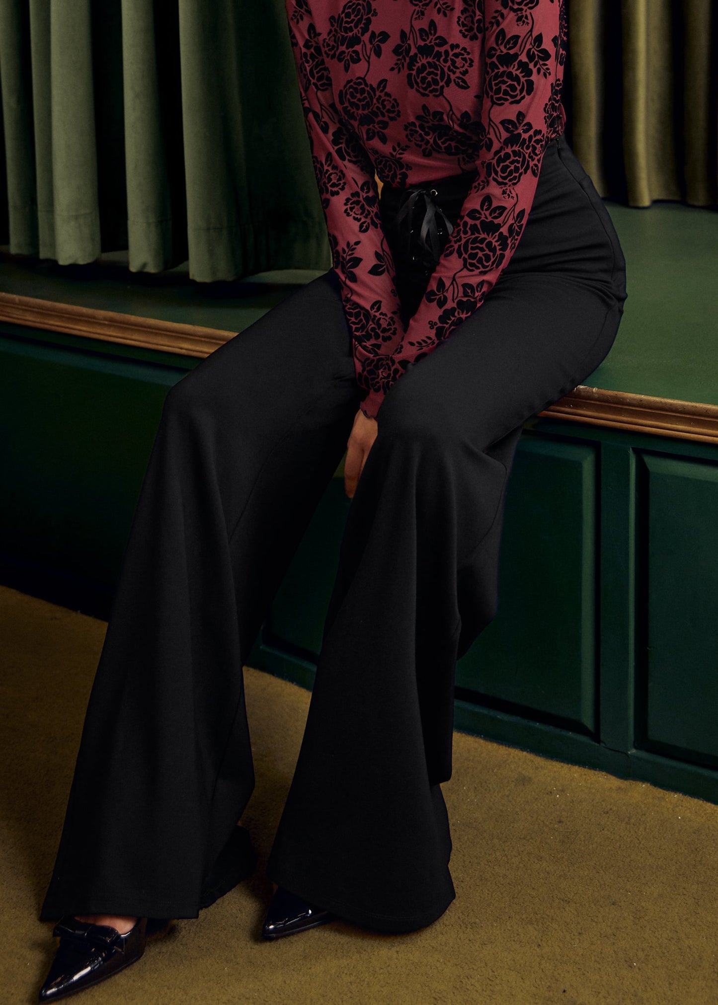 Bop 'Til You Drop High Waist Wide Leg Pants