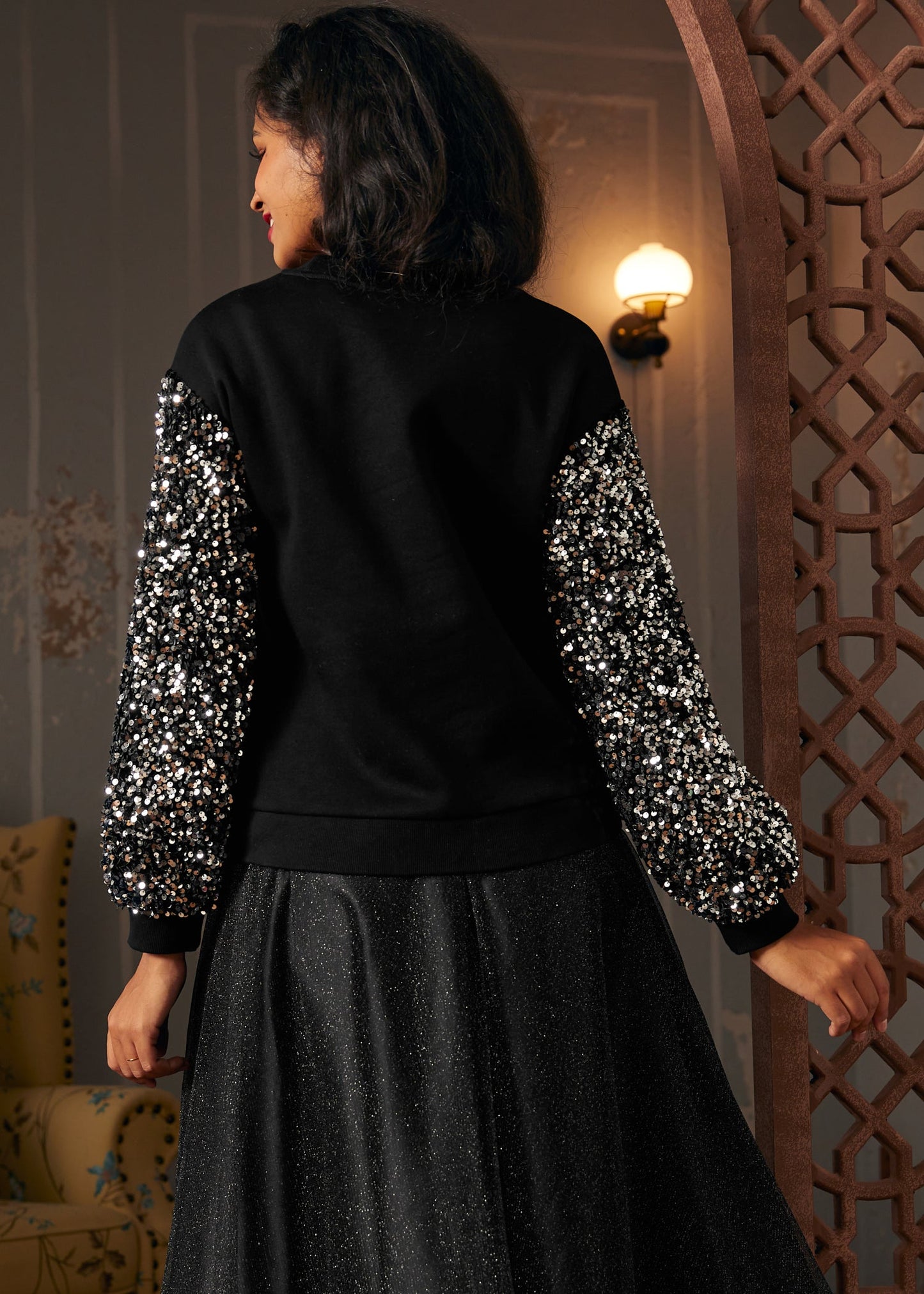Dressed to Impress Sequin Sweatshirt