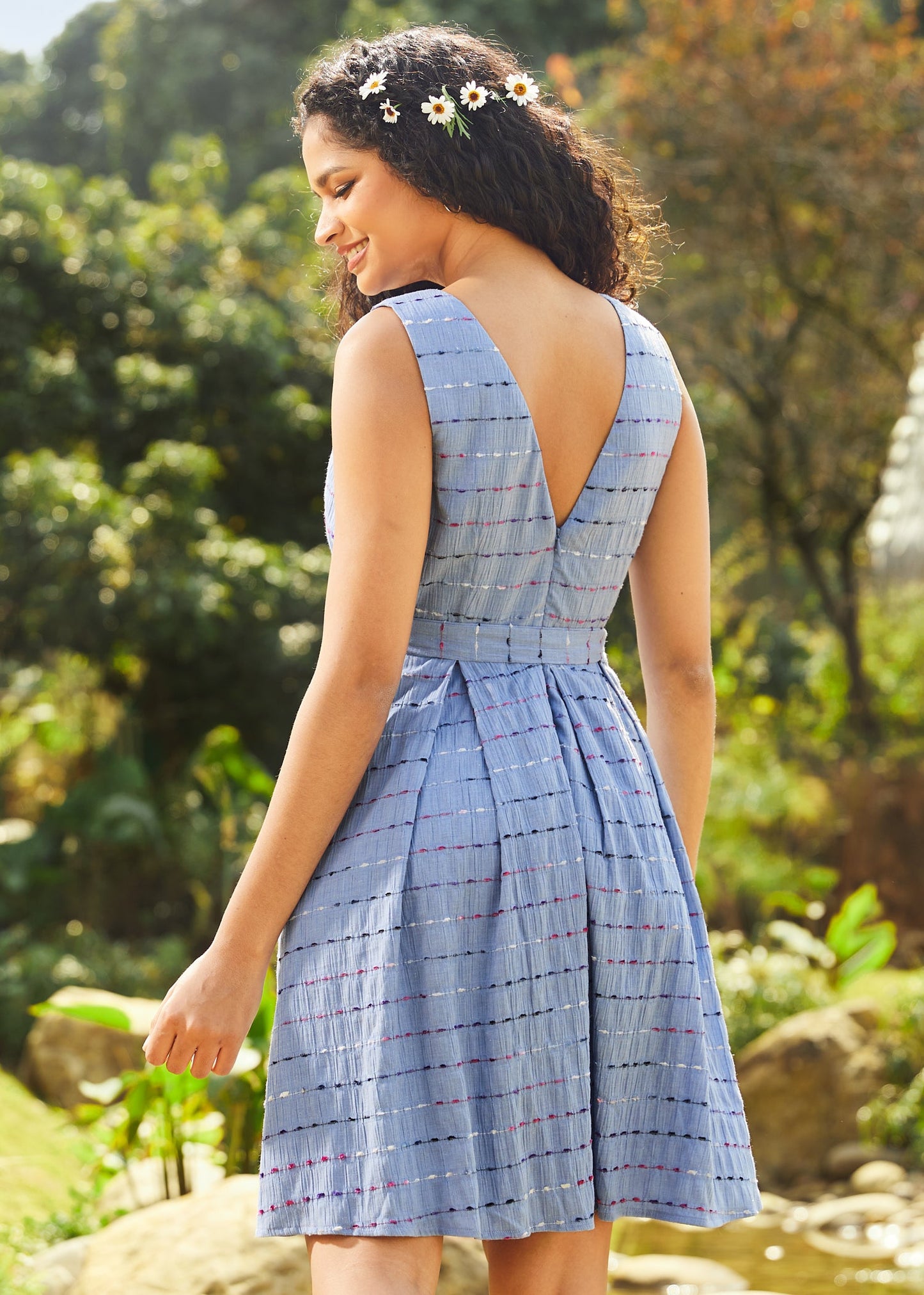 Sailor's Reverie Fit & Flare Dress