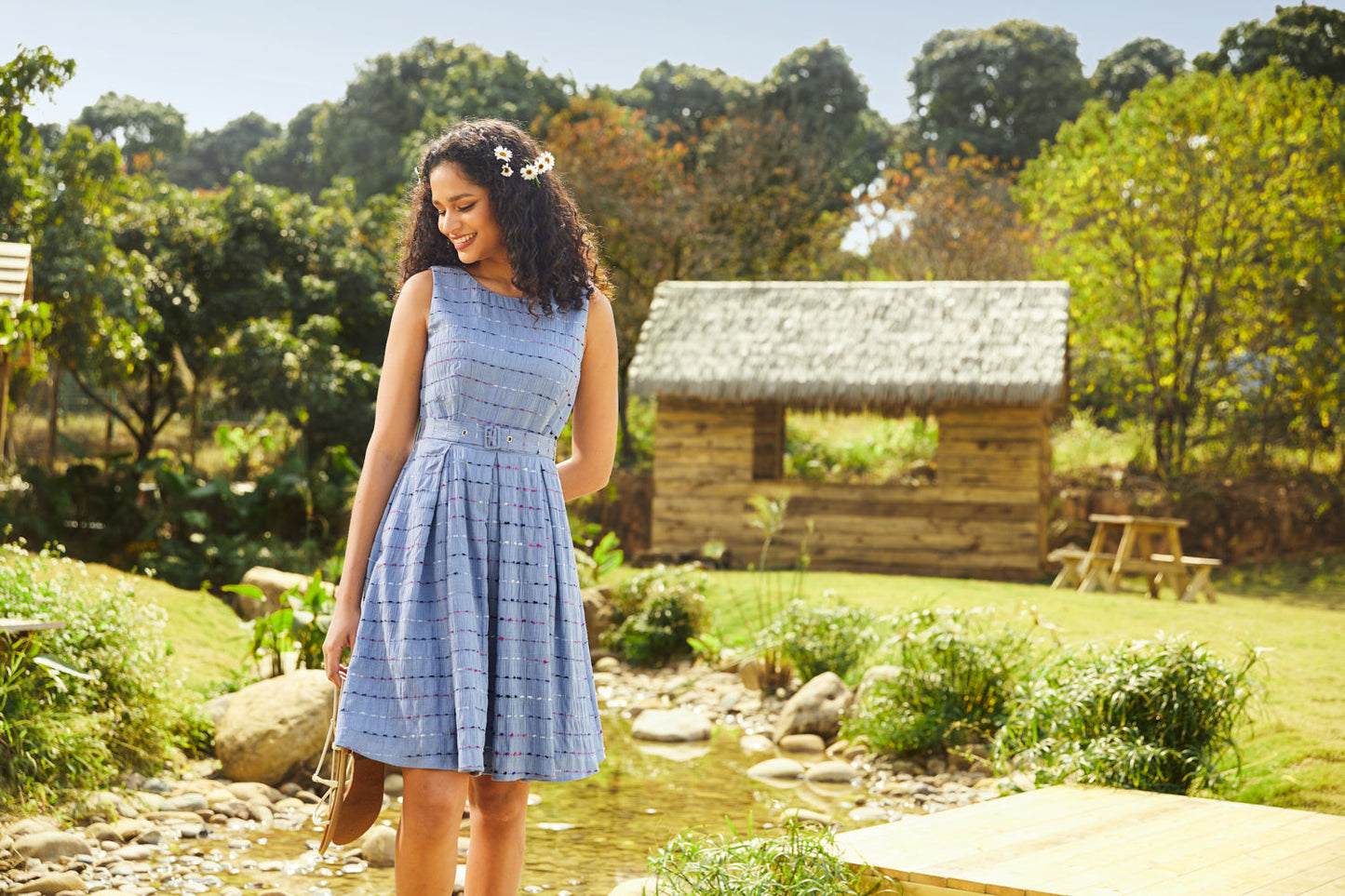 Sailor's Reverie Fit & Flare Dress