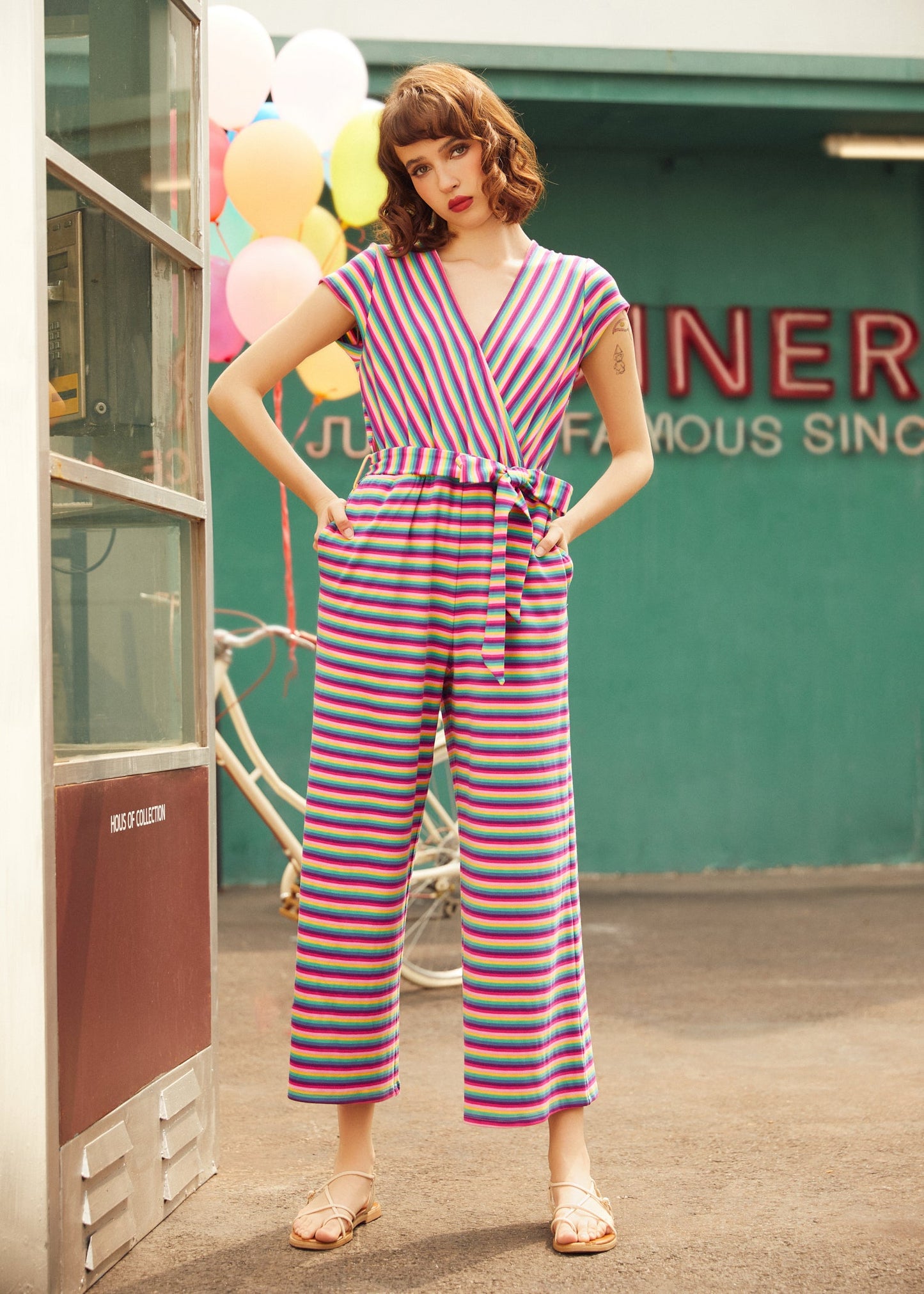 The Twist & Stripe Jumpsuit