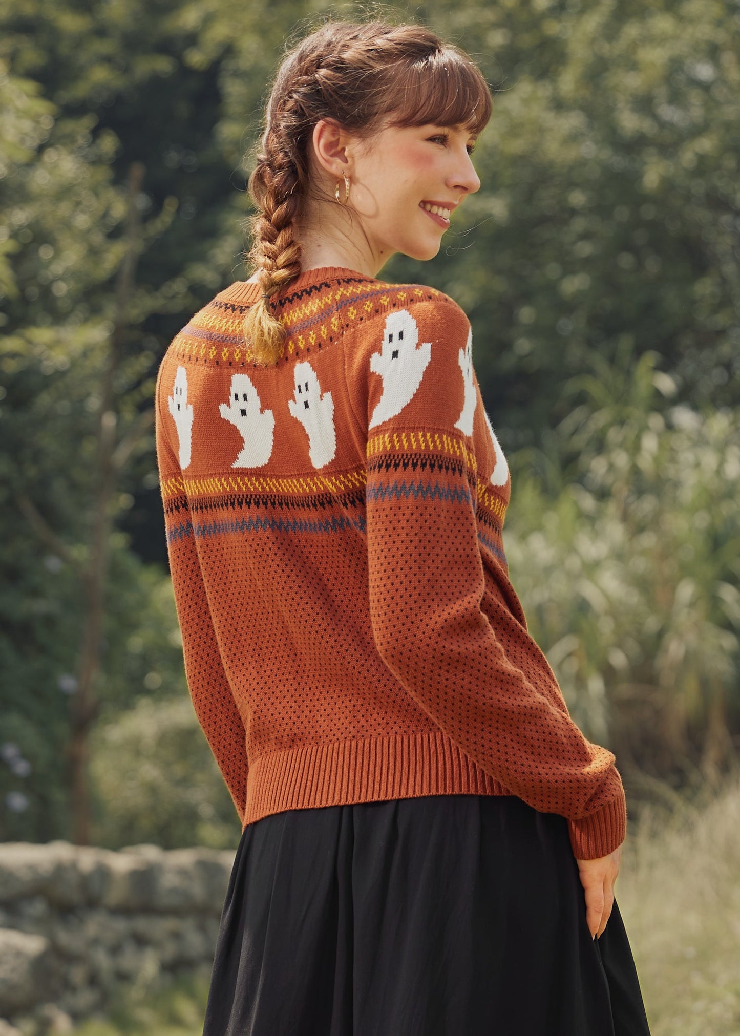 You've Been Ghosted Fair Isle Cardigan