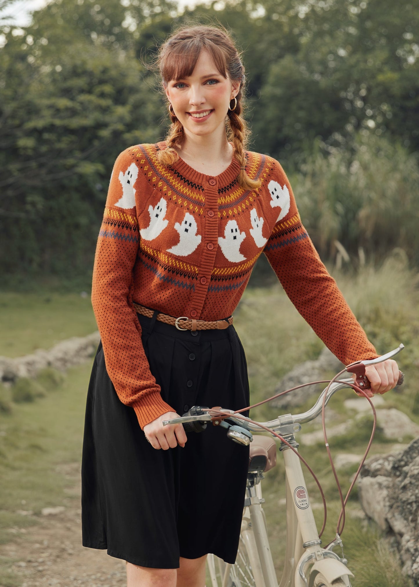 You've Been Ghosted Fair Isle Cardigan