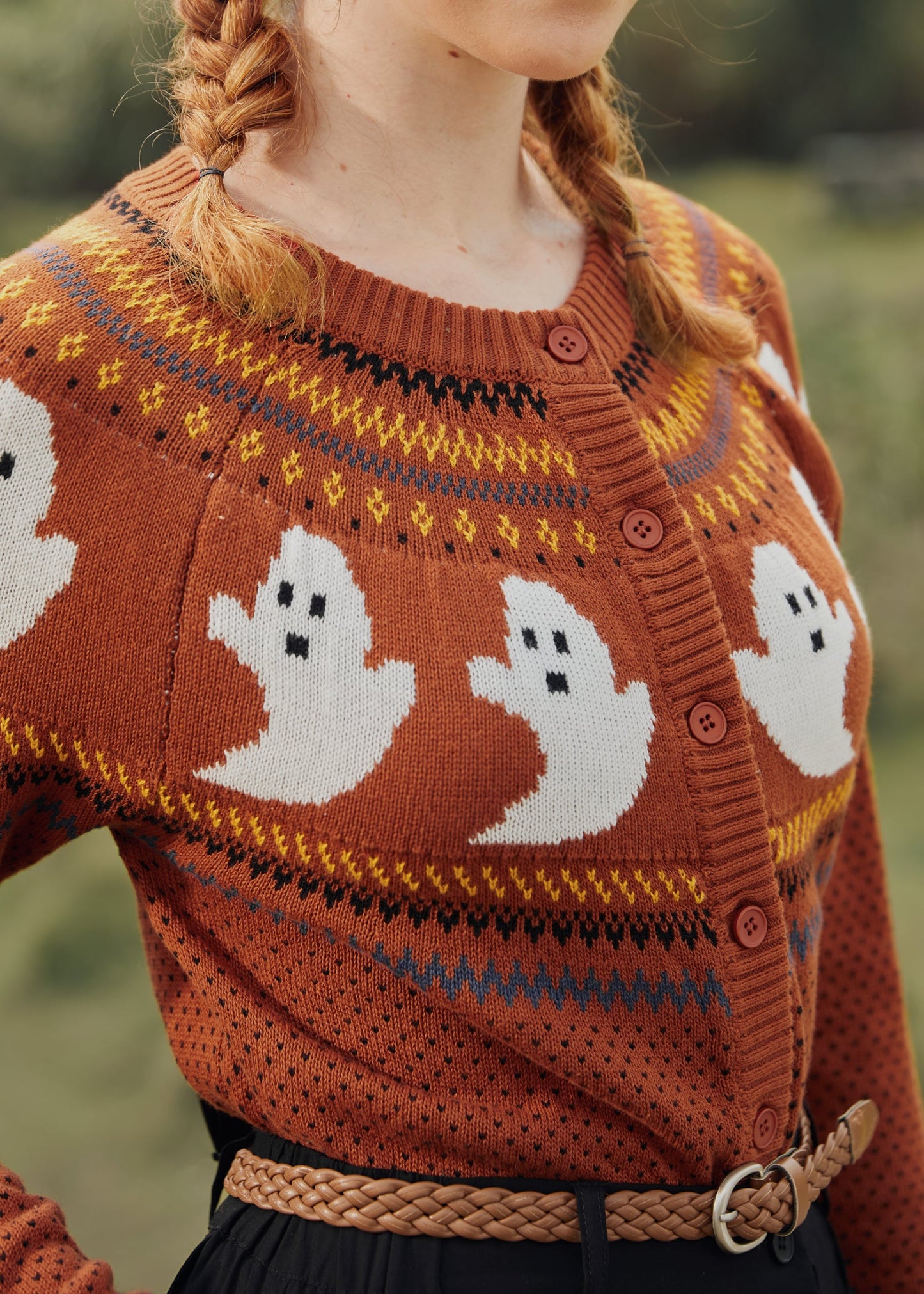 You've Been Ghosted Fair Isle Cardigan
