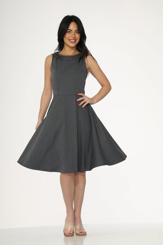 Grey Swing Dress
