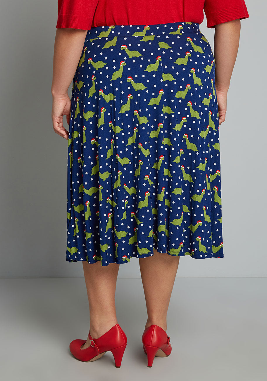 Excellence Attained Knit Midi Skirt