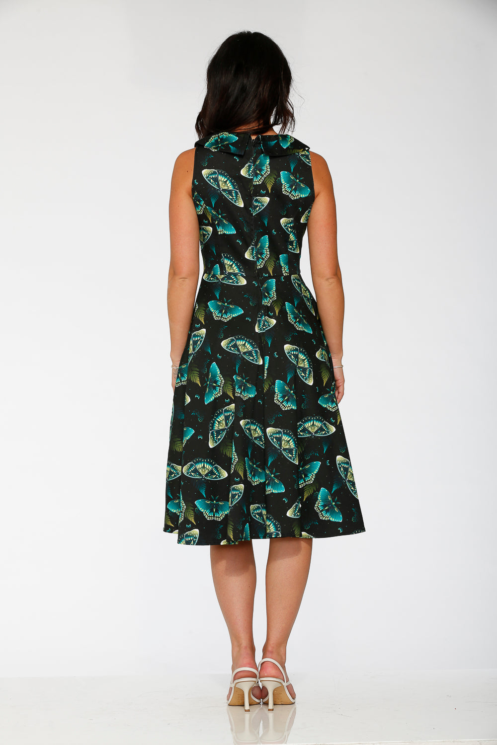 Dark and Mystical Butterfly Swing Dress