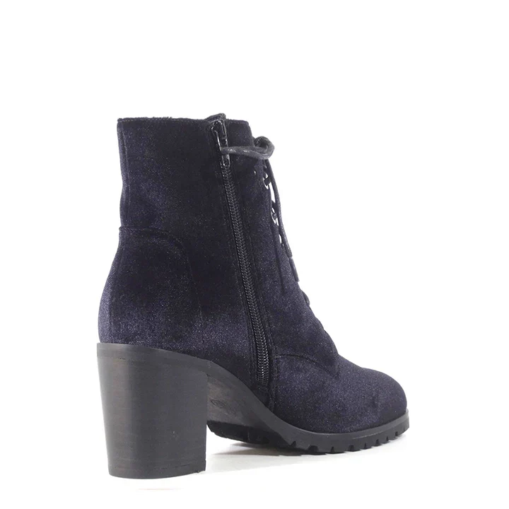 Timothy Velvet Booties