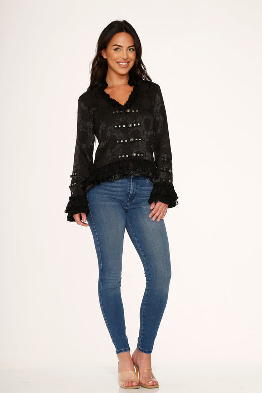 Black Victorian Tailed Jacket