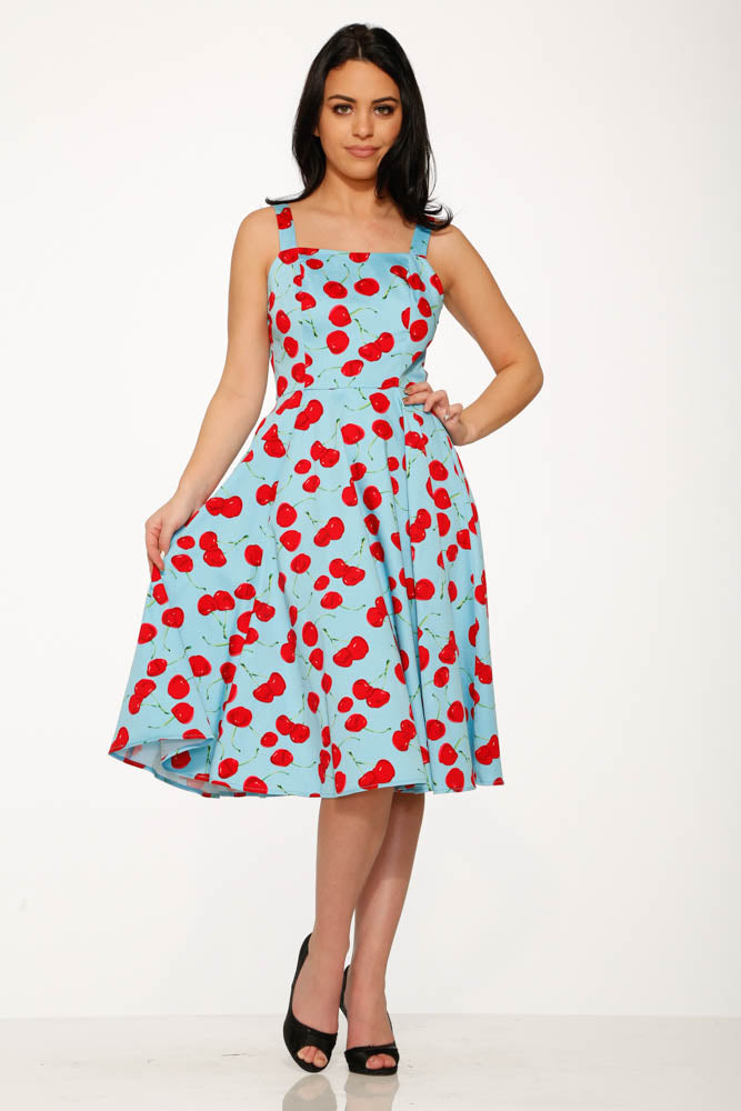 Martina Cherry Swing Dress