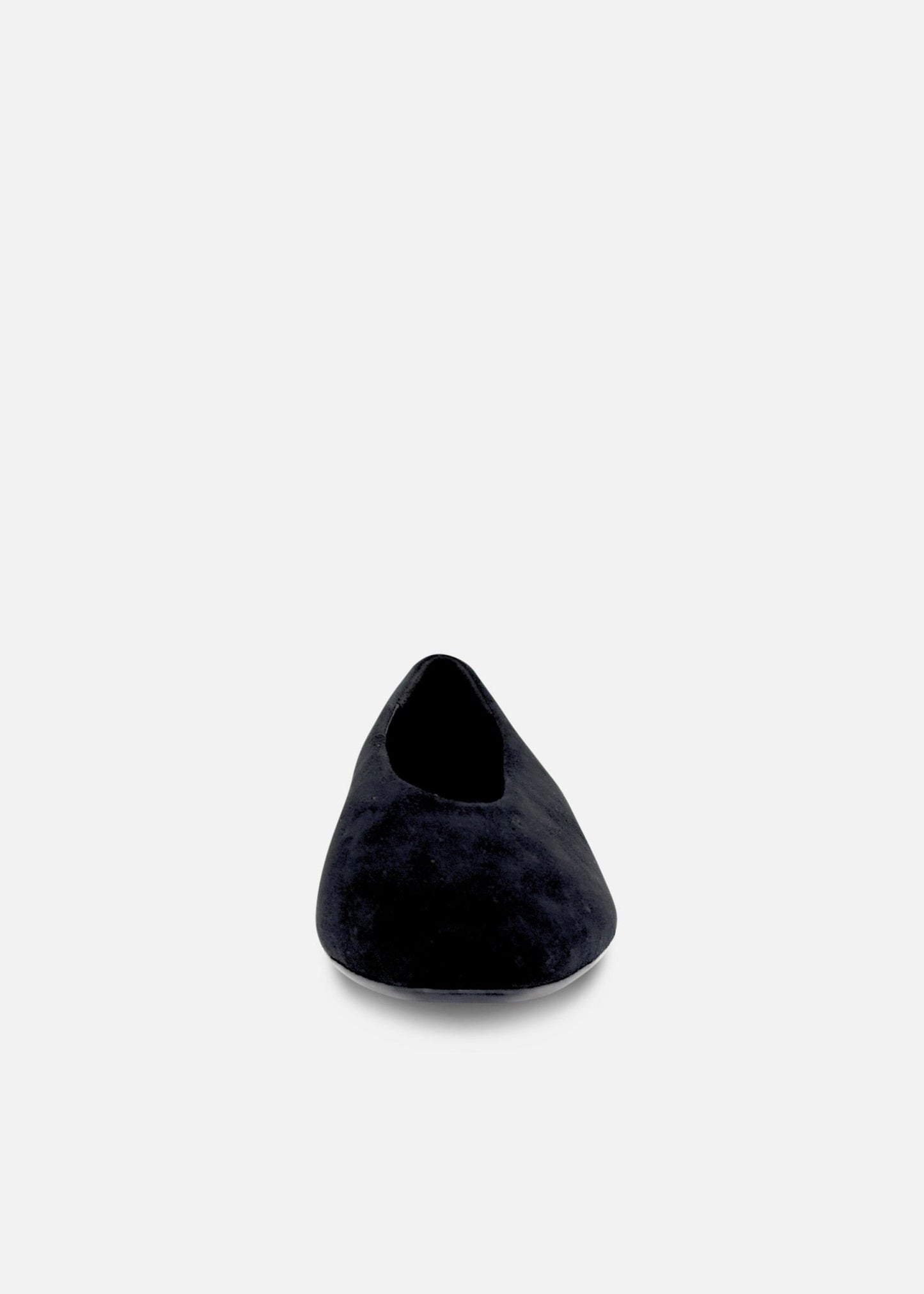 Slick Suede Ballet Flats