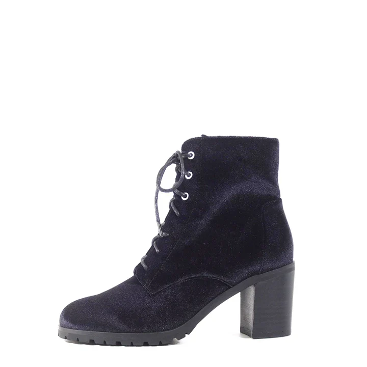 Timothy Velvet Booties