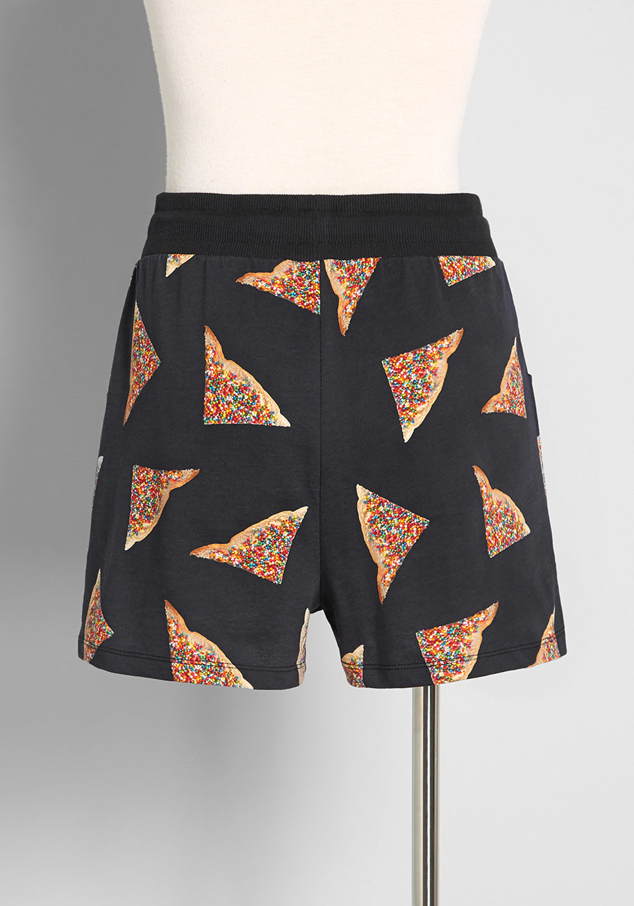 Let's Have A Toast Drawstring Shorts