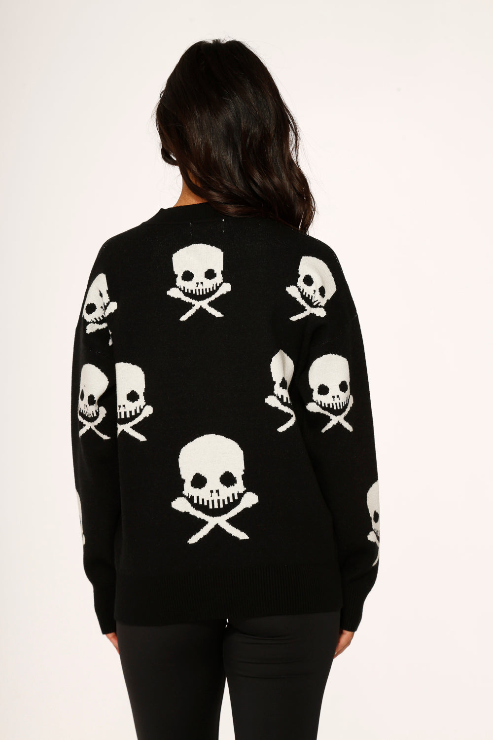 Black Skulls Sweater