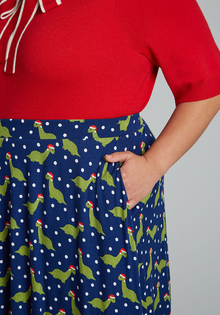 Excellence Attained Knit Midi Skirt