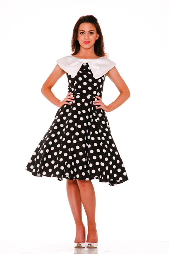 Black Molly Swing Dress