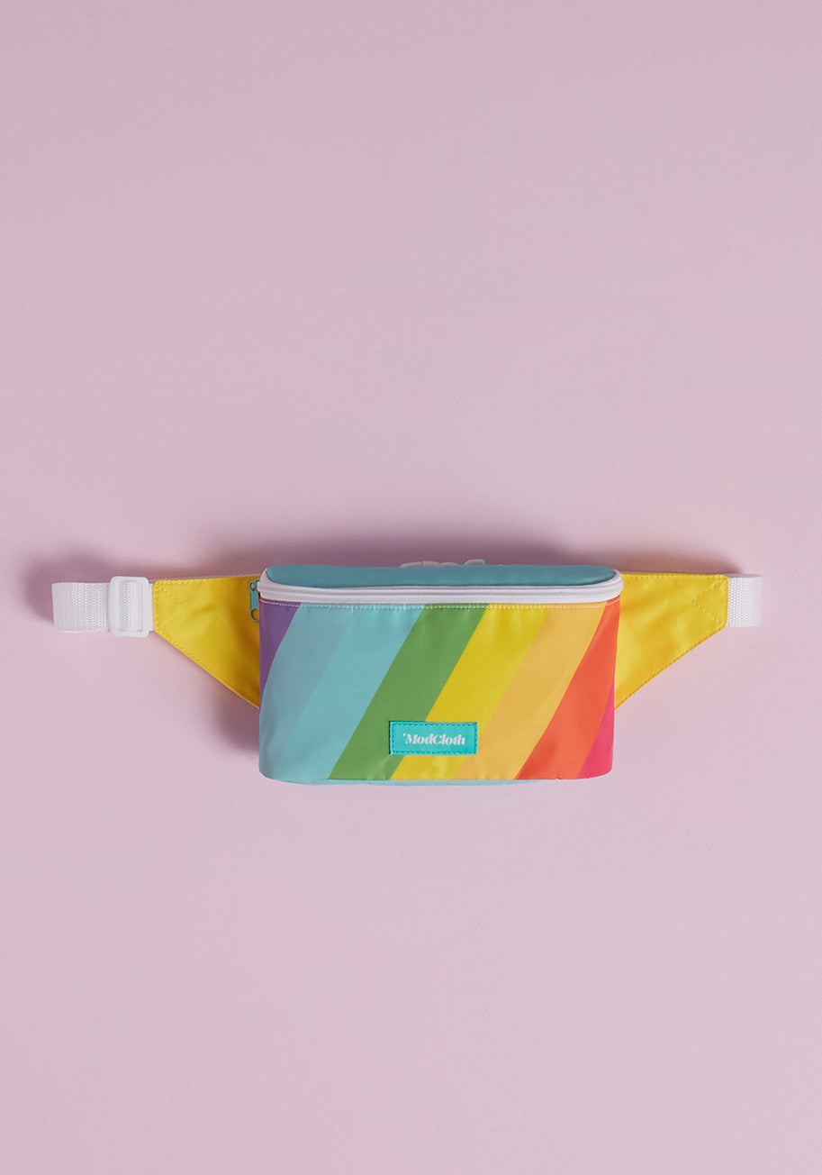Rad Rainbow Stripe Fanny Pack