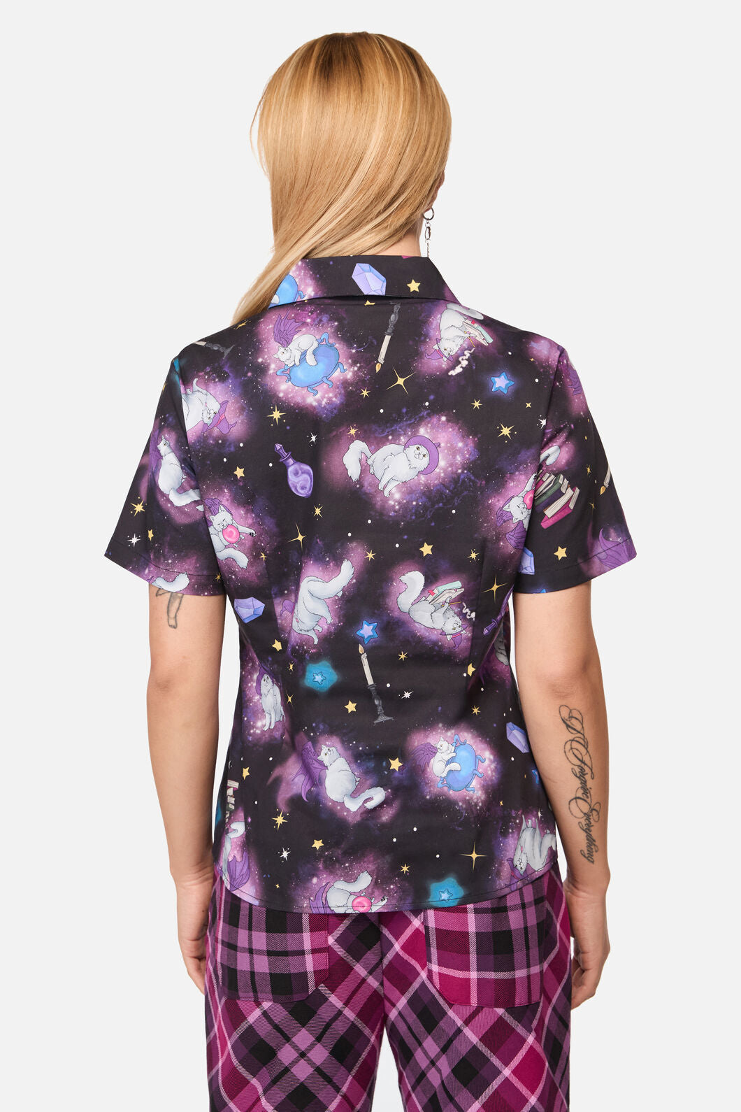 Witches Familiar Short Sleeve Blouse