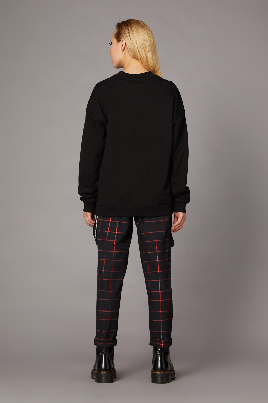 Vampire Print Sweatshirt