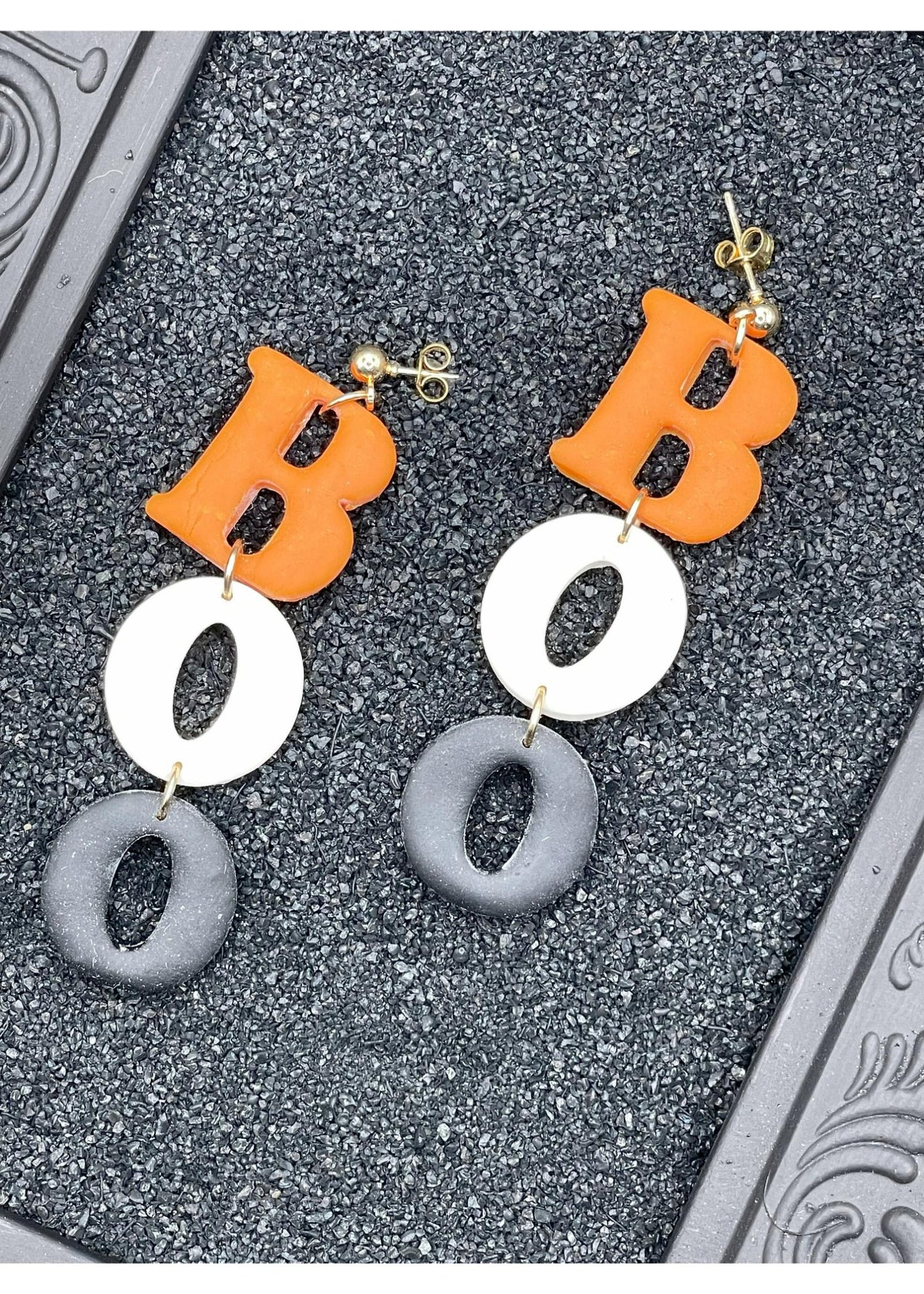 Salem BOO Dangle Earrings