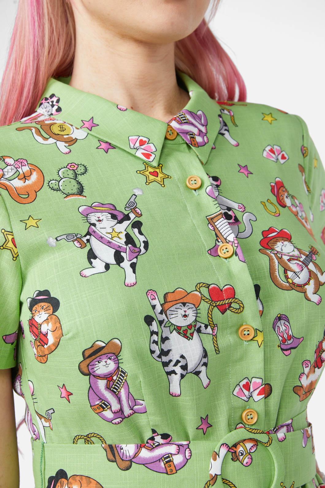 Meowdy Dress