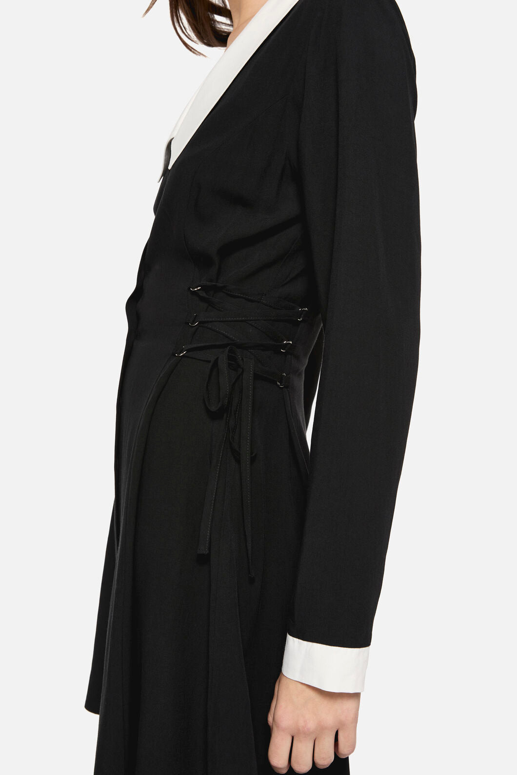 Ready To Rot Long Sleeve Contrast Dress
