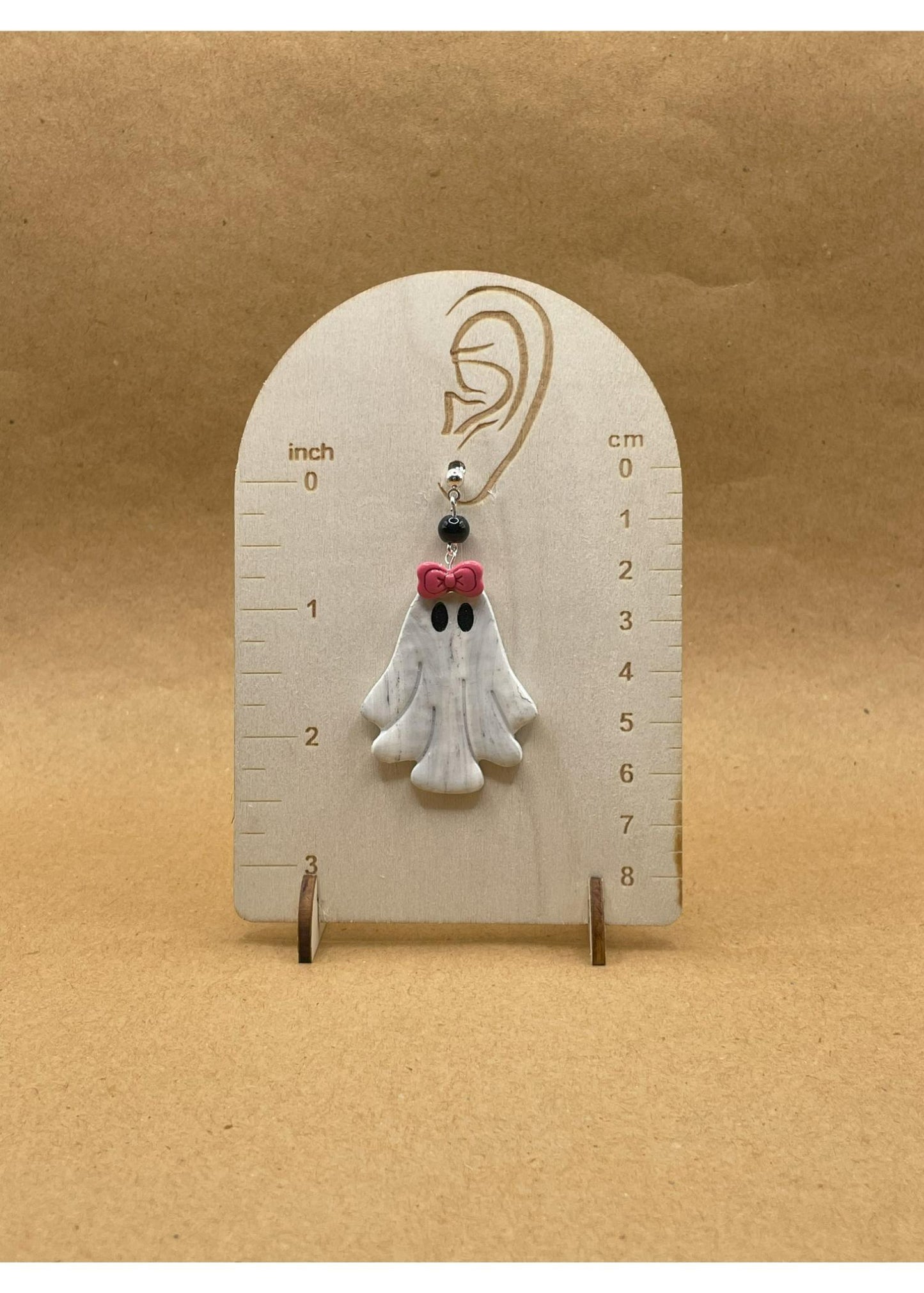 Salem Cute Ghosts with Bows Earrings