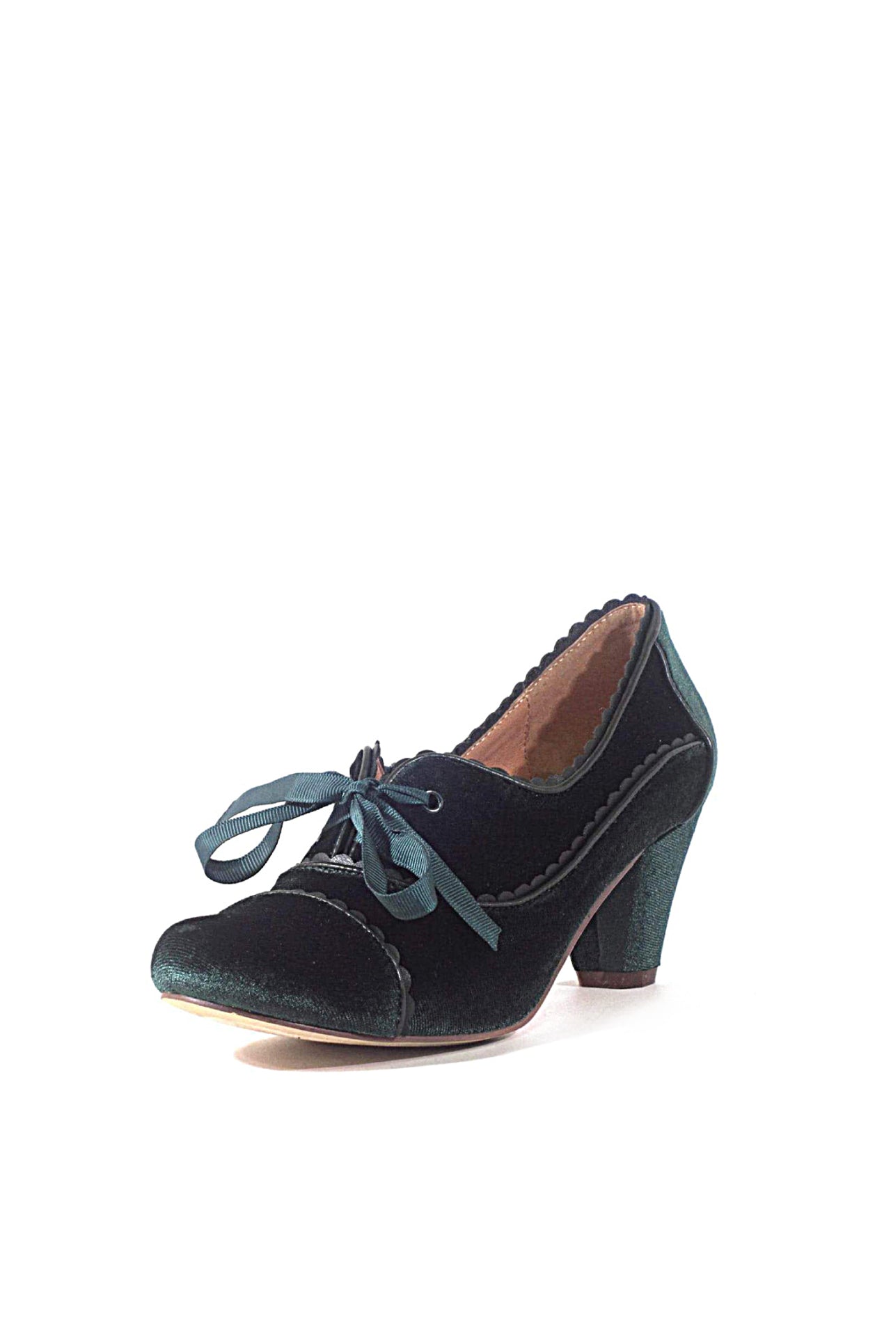 Madison Velvet Retro Heels