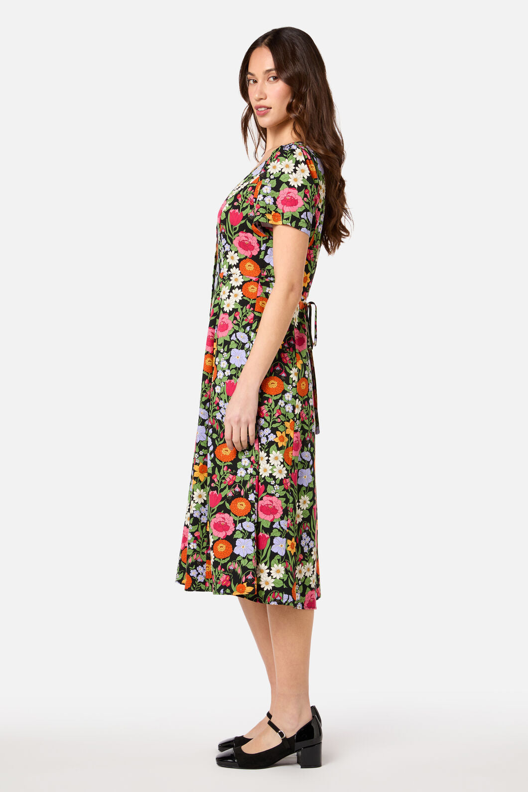Floral Field Midi Dress