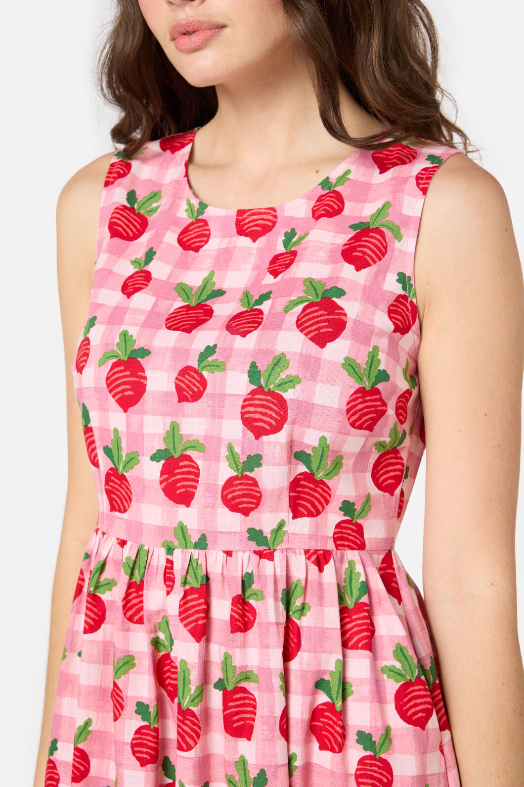 Radish Picnic Midi Dress