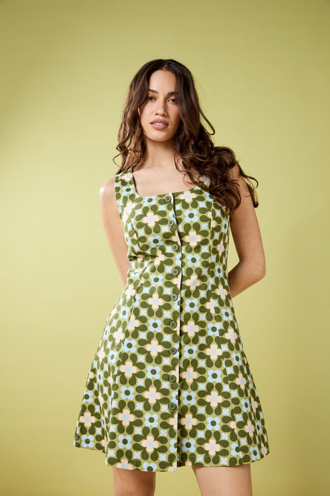 Ginny 60's Mini Pinafore