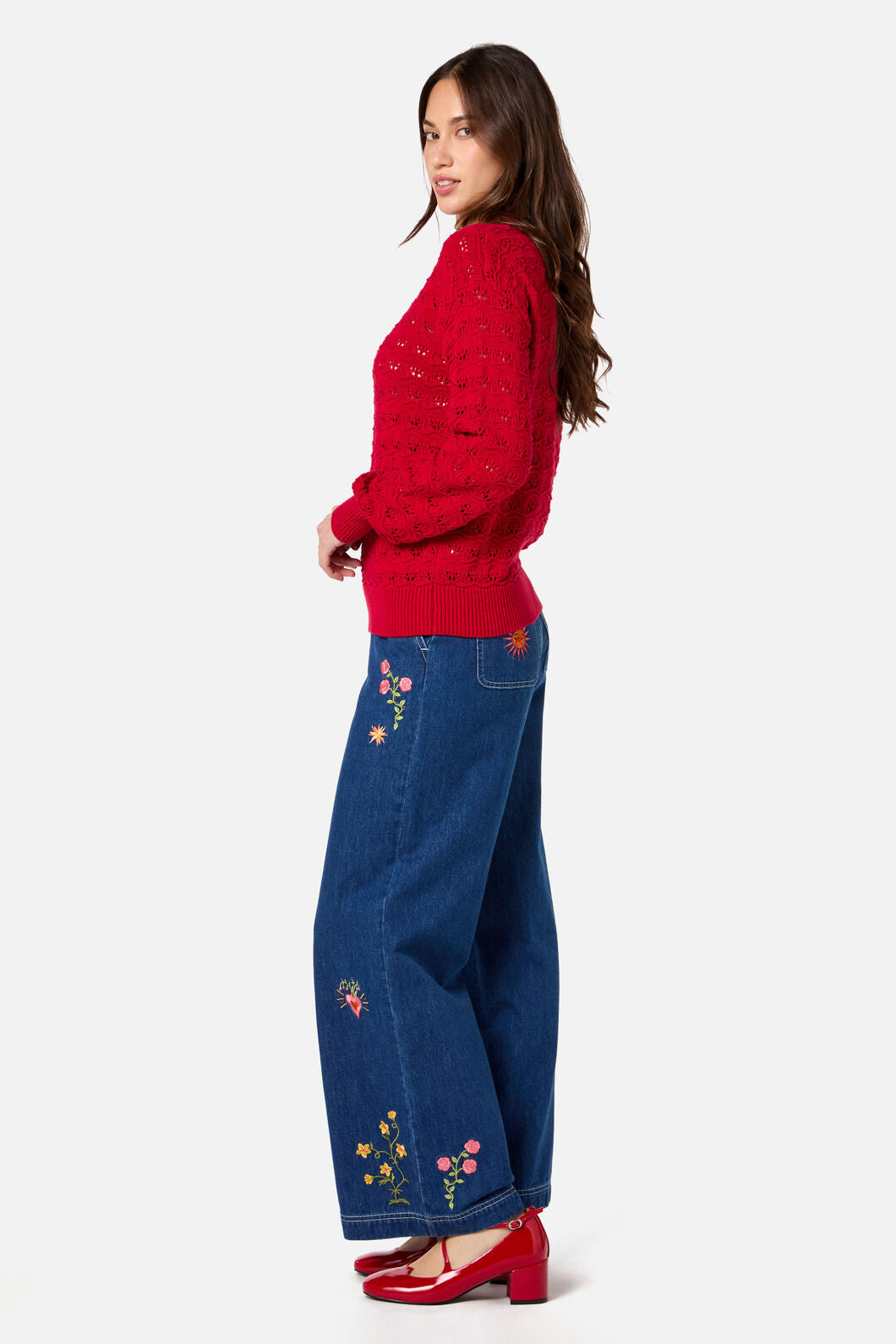 Bea Lacey Knit Sweater