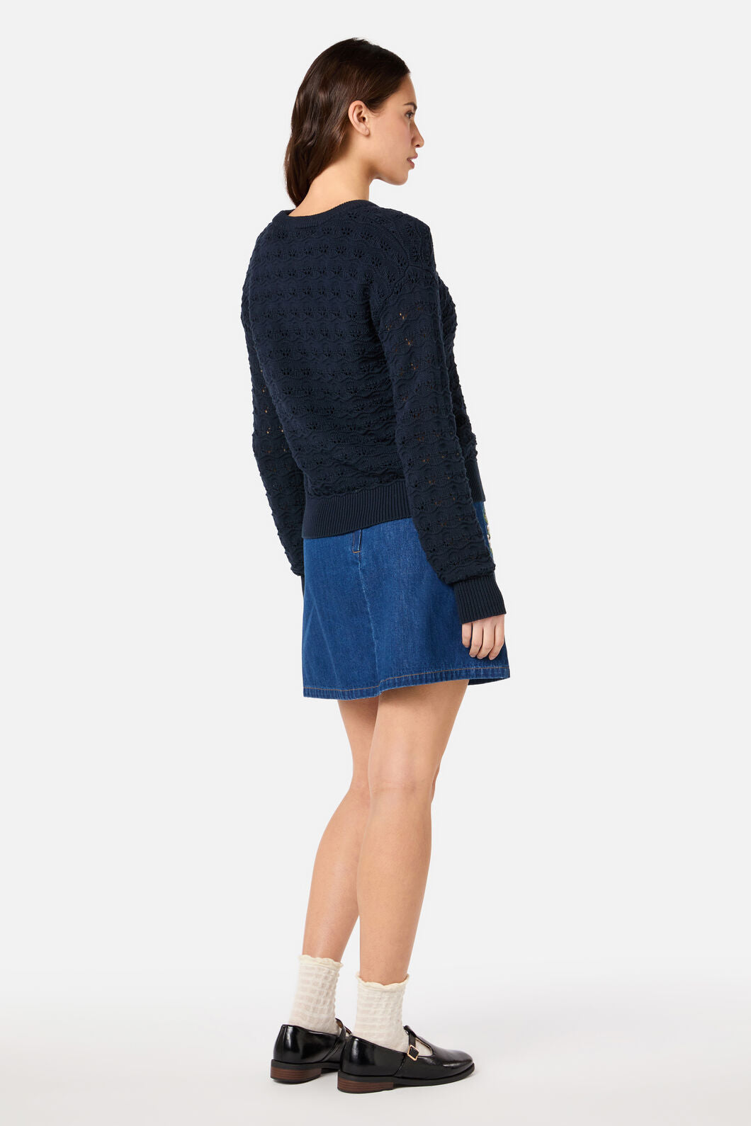 Bea Lacey Knit Sweater