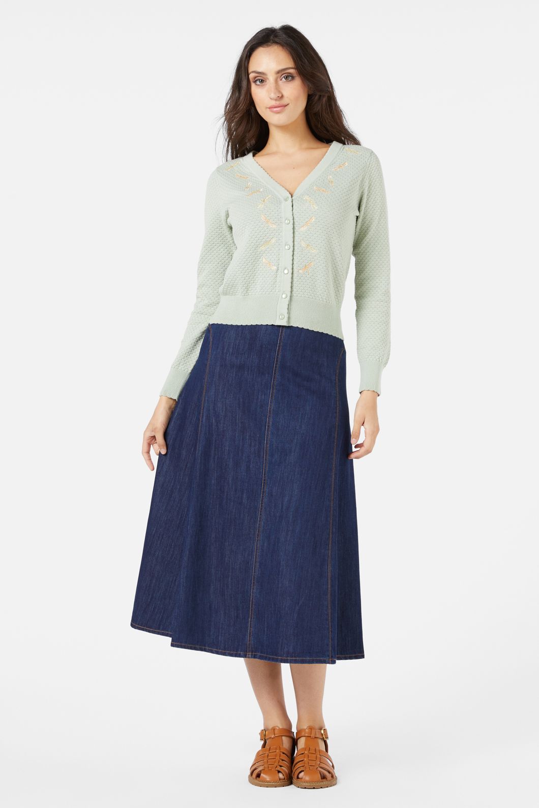 Dragonfly Embroidered Cardigan