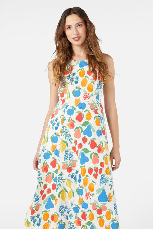 Fruit Bowl Midi Dress
