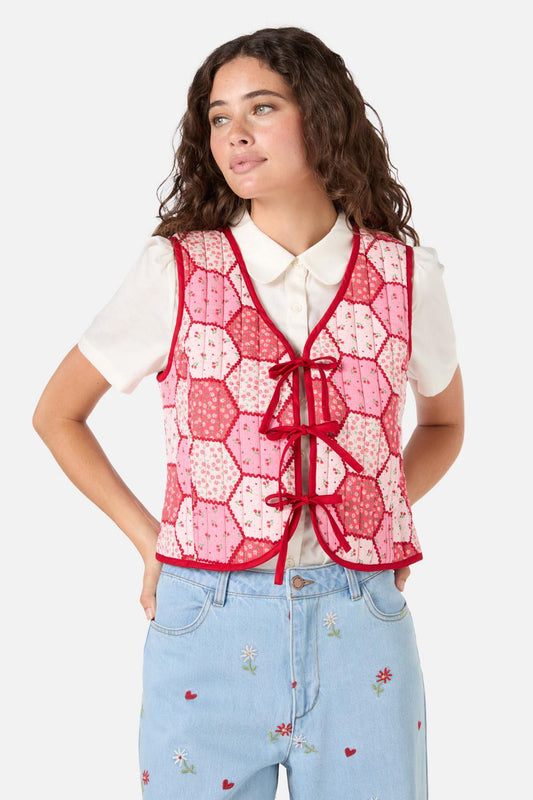 Patchwork Quilted Vest