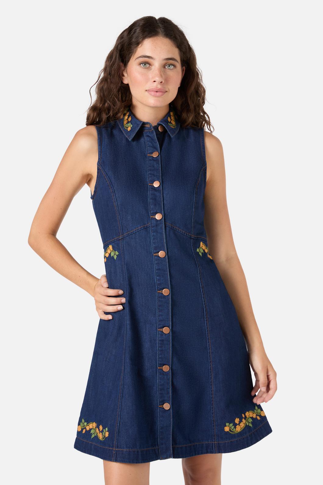 Flower Child Embroidered Dress