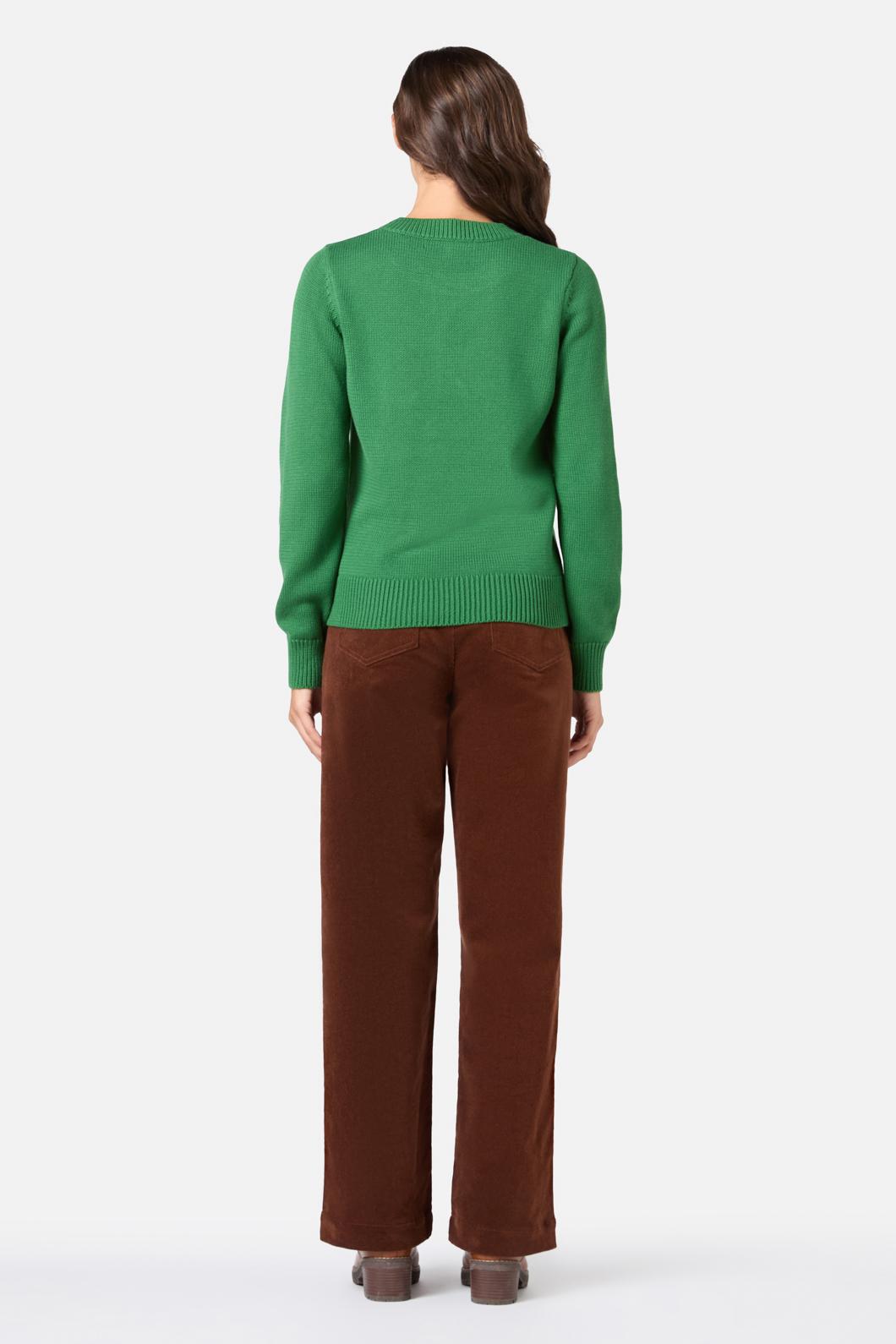 Goose Embroidered Knit Sweater