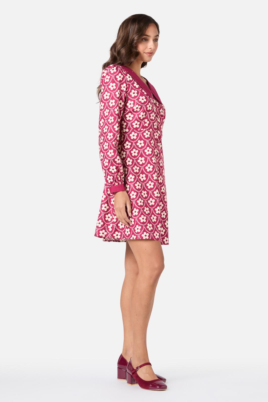 Megan Cute Collar Mini Dress