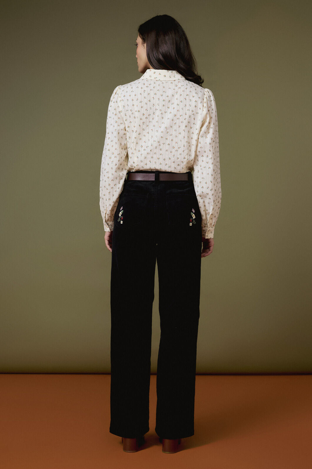 Lana Ditsy Floral Blouse
