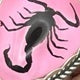 Sterling Silver Scorpion Heart Ring
