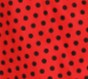 Red Black Polka Dot Swing Dress