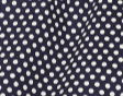 Navy Blue White Polka Dot Swing Dress